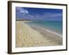 Beach Scene, Playa De Sotavento De Jandia, Fuerteventura, Canary Islands, Spain, Atlantic, Europe-Stuart Black-Framed Photographic Print