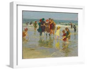 Beach Scene. Strandszene-Edward Henry Potthast-Framed Giclee Print