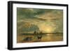 Beach Scene - Sunrise, C.1820-David Cox-Framed Giclee Print