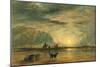 Beach Scene - Sunrise, C.1820-David Cox-Mounted Giclee Print