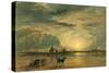 Beach Scene - Sunrise, C.1820-David Cox-Stretched Canvas