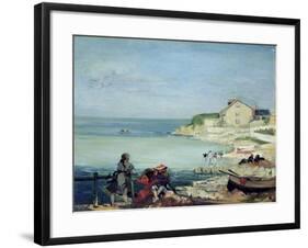 Beach Scene, Swanage-Charles Edward Conder-Framed Giclee Print