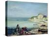 Beach Scene, Swanage-Charles Edward Conder-Stretched Canvas