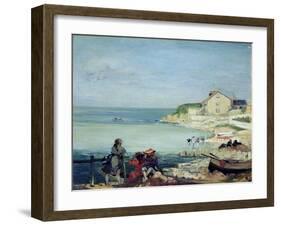 Beach Scene, Swanage-Charles Edward Conder-Framed Giclee Print
