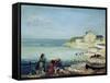 Beach Scene, Swanage-Charles Edward Conder-Framed Stretched Canvas