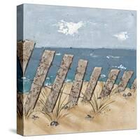 Beach Scene Triptych II-Jade Reynolds-Stretched Canvas