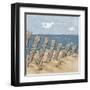 Beach Scene Triptych II-Jade Reynolds-Framed Art Print