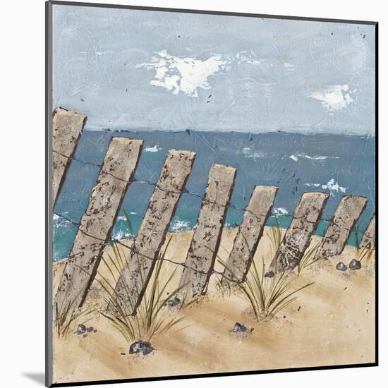 Beach Scene Triptych II-Jade Reynolds-Mounted Art Print