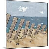 Beach Scene Triptych II-Jade Reynolds-Mounted Art Print