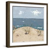 Beach Scene Triptych III-Jade Reynolds-Framed Art Print