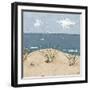 Beach Scene Triptych III-Jade Reynolds-Framed Art Print