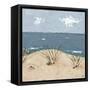 Beach Scene Triptych III-Jade Reynolds-Framed Stretched Canvas