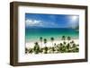 Beach Scene, Tropics, Pacific Ocean-haveseen-Framed Photographic Print