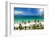 Beach Scene, Tropics, Pacific Ocean-haveseen-Framed Photographic Print