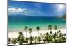 Beach Scene, Tropics, Pacific Ocean-haveseen-Mounted Photographic Print