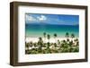 Beach Scene, Tropics, Pacific Ocean-haveseen-Framed Photographic Print