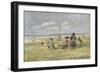 Beach Scene, Trouville-Eugène Boudin-Framed Giclee Print