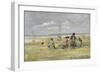 Beach Scene, Trouville-Eugène Boudin-Framed Giclee Print