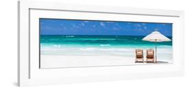 Beach Scene Tulum, Mexico-null-Framed Art Print