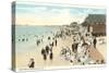 Beach Scene, Watch Hill, Rhode Island-null-Stretched Canvas