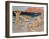 Beach Scene with a Boat-Maurice Denis-Framed Giclee Print