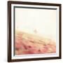 Beach Scene with Surfer in USA-Myan Soffia-Framed Photographic Print
