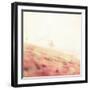 Beach Scene with Surfer in USA-Myan Soffia-Framed Photographic Print