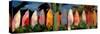 Beach Scene with Wall of Surf Boards, Hawaii II-Markus Bleichner-Stretched Canvas