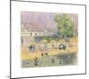 Beach Scene-William James Glackens-Mounted Premium Giclee Print