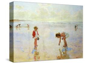 Beach Scene-Charles-Garabed Atamian-Stretched Canvas