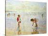 Beach Scene-Charles-Garabed Atamian-Stretched Canvas