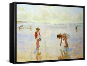 Beach Scene-Charles-Garabed Atamian-Framed Stretched Canvas