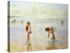 Beach Scene-Charles-Garabed Atamian-Stretched Canvas