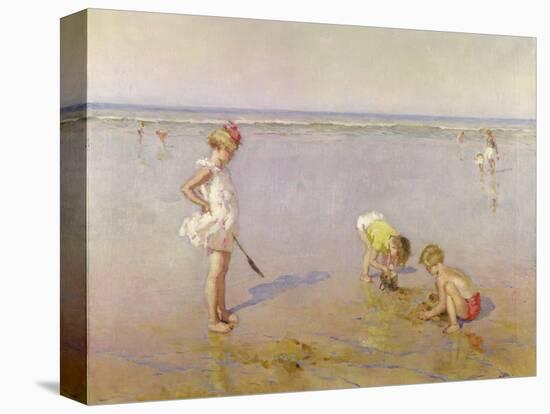 Beach Scene-Charles-Garabed Atamian-Stretched Canvas