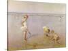 Beach Scene-Charles-Garabed Atamian-Stretched Canvas