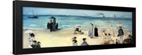 Beach Scene-Edouard Manet-Framed Giclee Print