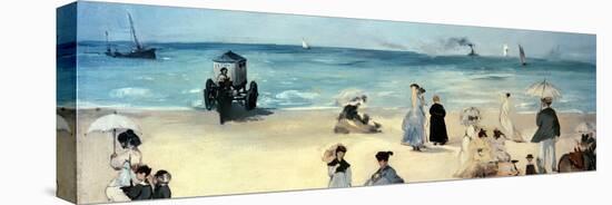 Beach Scene-Edouard Manet-Stretched Canvas