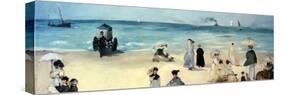 Beach Scene-Edouard Manet-Stretched Canvas