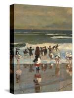 Beach Scene-Winslow Homer-Stretched Canvas