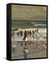 Beach Scene-Winslow Homer-Framed Stretched Canvas