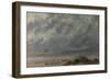 Beach Scene-Gustave Courbet-Framed Premium Giclee Print