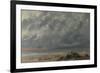 Beach Scene-Gustave Courbet-Framed Giclee Print