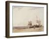 Beach Scene-Richard Parkes Bonington-Framed Giclee Print