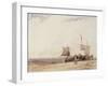 Beach Scene-Richard Parkes Bonington-Framed Giclee Print