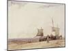 Beach Scene-Richard Parkes Bonington-Mounted Giclee Print