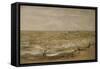 Beach Scene-Thomas Churchyard-Framed Stretched Canvas