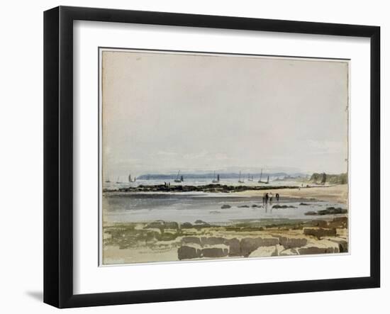 Beach Scene-Samuel Prout-Framed Giclee Print