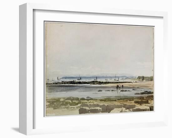 Beach Scene-Samuel Prout-Framed Giclee Print