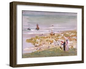 Beach, Scheveningen (Der Strand, Scheveningen), 1900-Max Liebermann-Framed Giclee Print