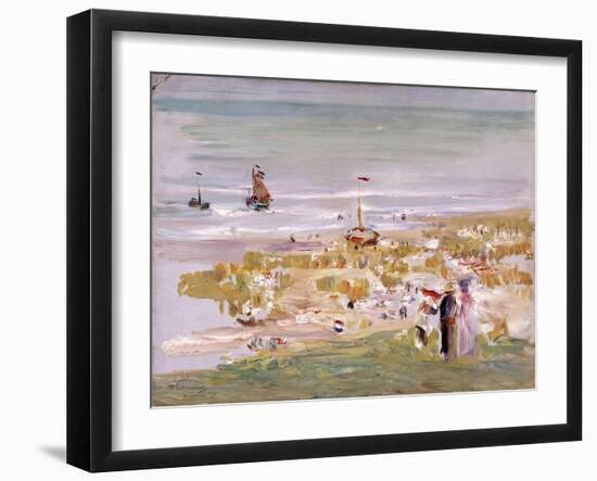 Beach, Scheveningen (Der Strand, Scheveningen), 1900-Max Liebermann-Framed Giclee Print